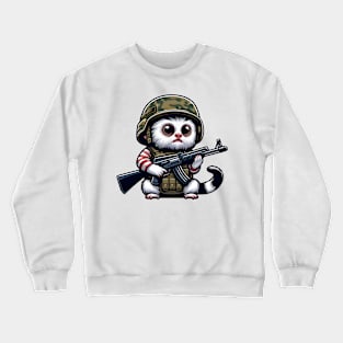 Tactical Marmoset Monkey Crewneck Sweatshirt